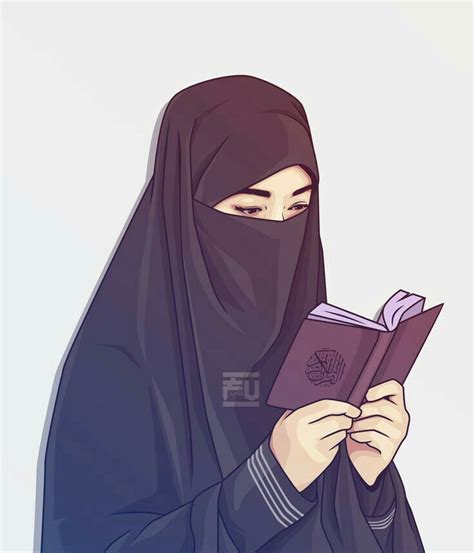Best Muslimah Cartoon Hijabs Art Elinotes Review By Eli Setiawan