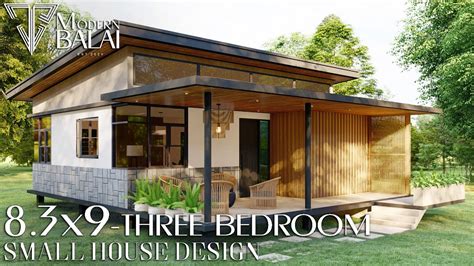 MODERN BAHAY KUBO SIMPLE HOUSE DESIGN 3 BEDROOM 8 4X9 9 METERS MODERN