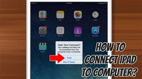 How To Connect Ipad To Computer Youtube