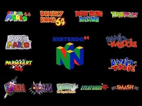 Todos los ⚡juegos de n64 ⚡ (nintendo 64) en un solo listado completo: Nintendo 64 O Poderoso Emulador Project 64 - YouTube