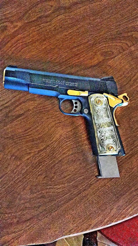 You are buying our service to gold plate your pistol accents with gold ,( we don't sell the parts) read below about the process to get your pistol parts plated: What do you guys think about gold plating And engraving 1911s? : 1911