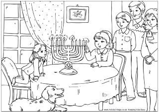 Printable i spy hanukkah coloring page. Hanukkah Puzzles