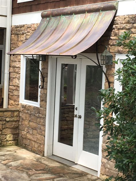 Copper Awning Cottage Exterior Awning Over Door Copper Awning