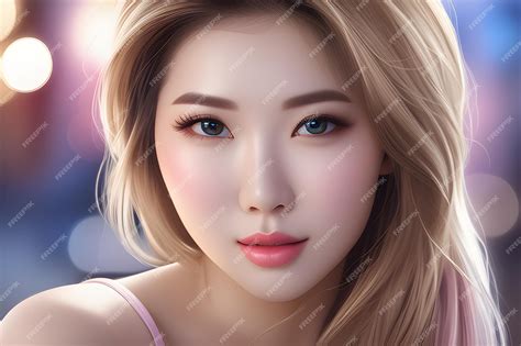 Premium Ai Image Beautiful Asian Lady Illustration Korean Japanese Chinese