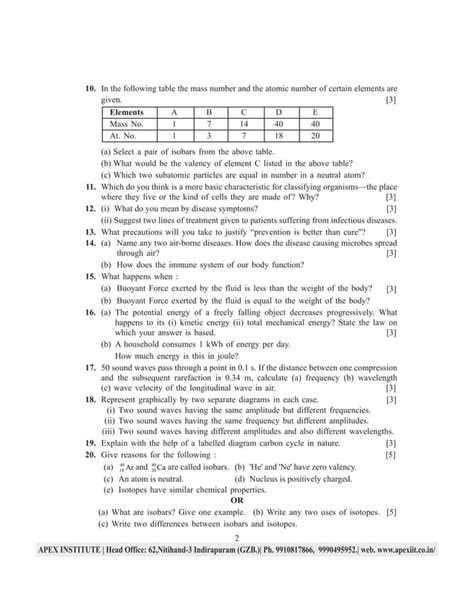 Cbse Class Ix Sample Papers For Summative Assessment