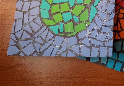 Unique And Colorful Diy Paper Mosaics Paper Crafts