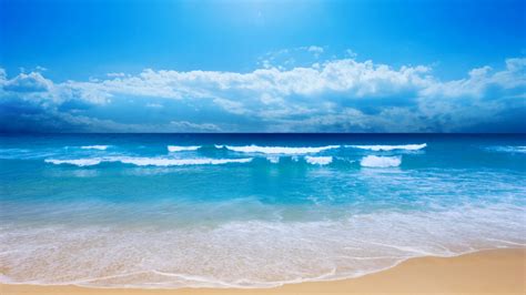 Free Download 1400x900 Blue Waves Beach Wallpaper Hd Beach Wallpapers