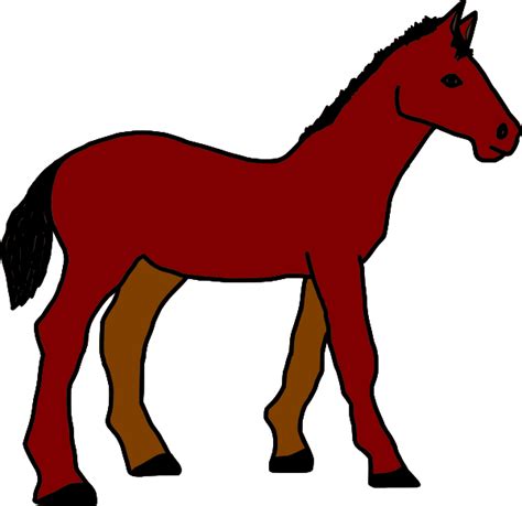 Red Brown Horse Clip Art At Vector Clip Art