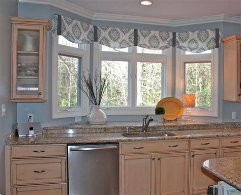 Image Result For Bay Window Treatments Kitchen Window Valances