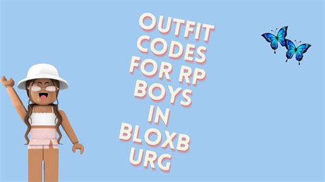 Bloxburg Baby Boy Outfit Codes