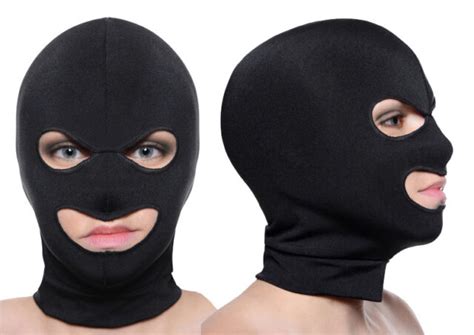 Spandex 3 Holes Face Ski Mask Open Eye Mouth Hood Opening Head Cover