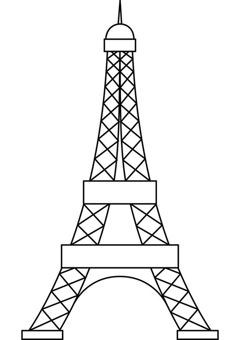 Eiffel Tower Printable Template Free Printable Papercraft Templates