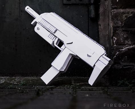 Paper Submachine Gun Kit The Awesomer