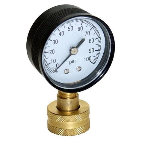 Water Source Water Test Pressure Gauge Wspgh100 The Home Depot