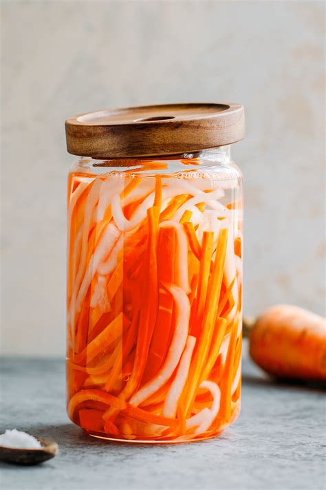 Vietnamese Carrot Daikon Pickles Full Of Plants