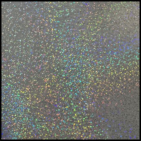 Ultraflex Heat Transfer Vinyl Flex Foil Small Holo Silver Speckles