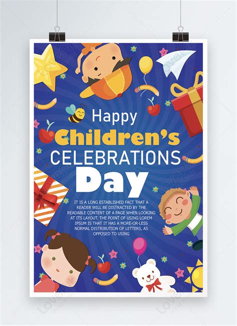 World Children Day Poster Template Imagepicture Free Download