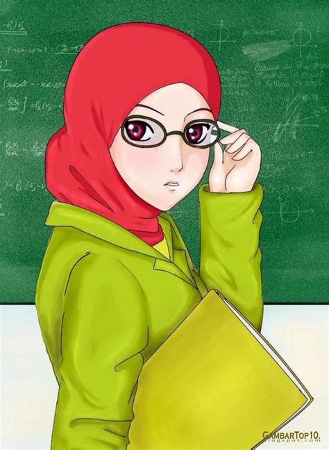 14 Gambar Kartun Muslimah Lucu Cantik Terbaik Kartun008