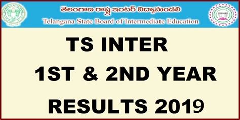 Manabadi Ts Inter 1st And 2nd Year Results 2019 Released Name Wise