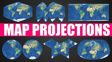 How Do Map Projections Work Youtube