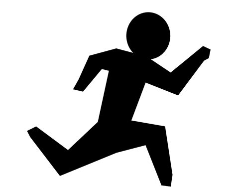 Clipart Of Running People