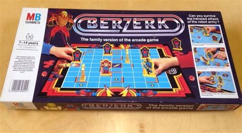 Berzerk Board Game Vintage Mb Game 1980 Old School