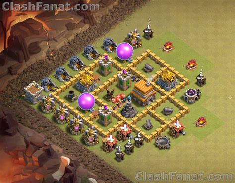 Clash Of Clans Th5 Base Layout - Town hall 5 base - Best th5 layout Clash of Clans 2018