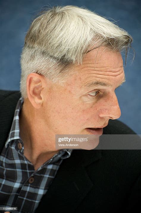 Mark Harmon At The Ncis Press Conference At The Four Seasons Hotel