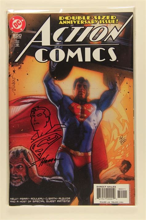 Dc Comics Superman In Action Comics No 800 Signed