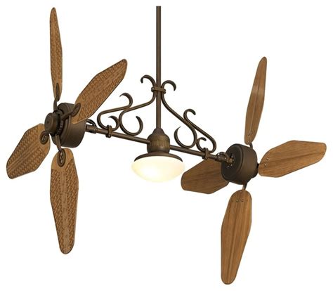 A ceiling fan can cool down your room to 10 degrees, providing comfort and saving some air. Double Headed Ceiling Fan