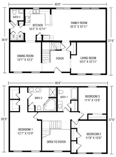 Victorian homes especially take advantage of a tall silhouette. Unique Simple 2 Story House Plans #6 Simple 2 Story Floor ...