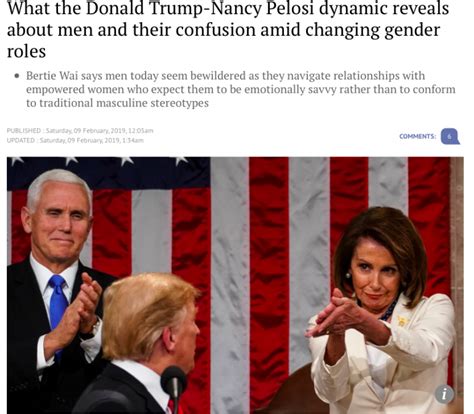 What The Trump Pelosi Relationship Says About Modern Gender Dynamic