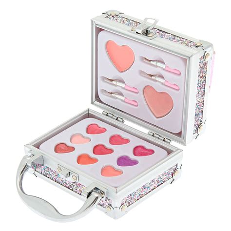 Claires Club Mini Glitter Mega Case Makeup Set Pink
