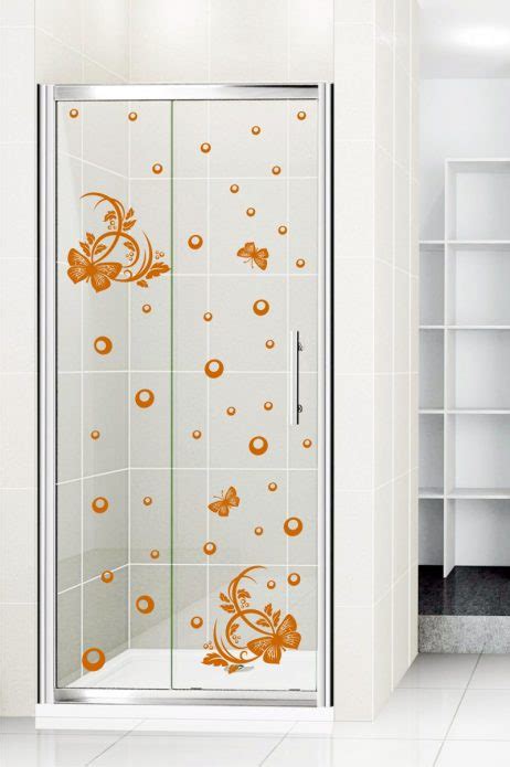 Vinyl Wall Decals Shower Door Vinyl Decal 10