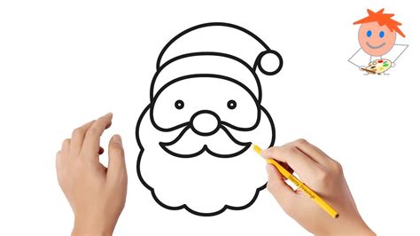 How To Draw Santa Claus 4 Easy Drawings 🎅 Youtube