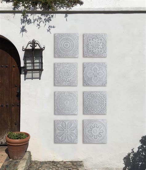 10 Decorative Tiles Ceramic Tiles For Outdoor Wall Art Like Etsy