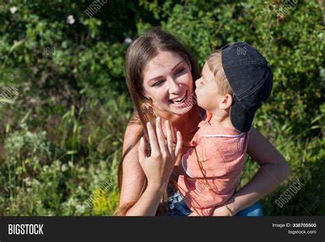 beautiful mom her son image and photo free trial bigstock