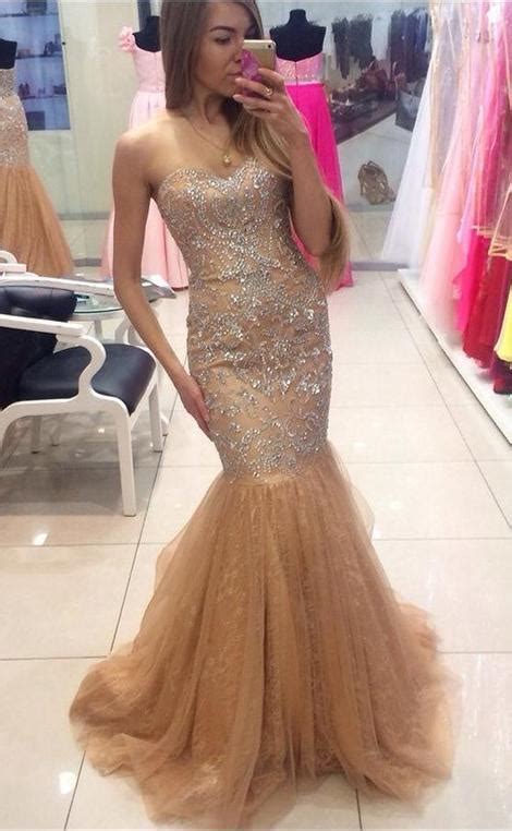sweetheart mermaid long prom dress with beading fashion pageant dress school party dress