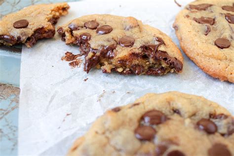 Amerikanska Chocolate Chip Cookies Enkla Efterrätter Amerikanska