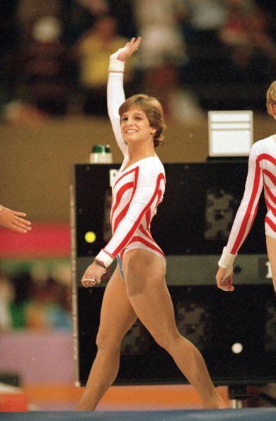 Quotations by mary lou retton. 1984 Summer Olympics USA Mary Lou Retton waving to crowd during Women's All Around at Pauley ...