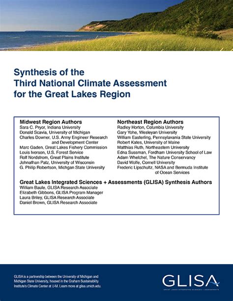 Synthesis Of The Third National Climate Assessment For The Great Lakes