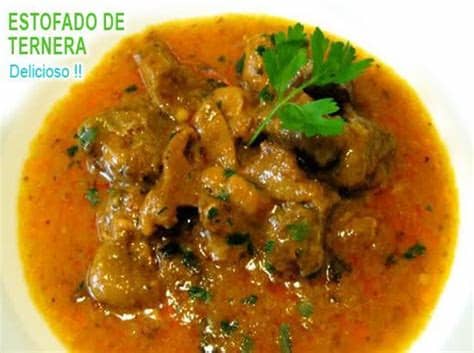 En este caso, hemos hecho esta receta con carne de ternera y, aunque tarda un poquito más en cocinarse con este tipo de carne, el resultado será increíble. ESTOFADO DE TERNERA EN SALSA, RIQUíSIMO | Estofado de ...