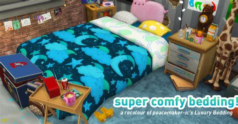 My Sims 4 Blog Super Comfy Bedding Recolors By Cabsim