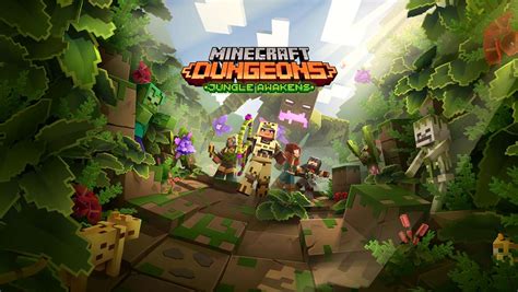 Echoing void is a minecraft dungeons dlc that takes place in the end dimension that was announced at minecraft live 2020 and will be released on july 28, 2021. Minecraft Dungeons New Update The Jungle Awakens DLC Is ...
