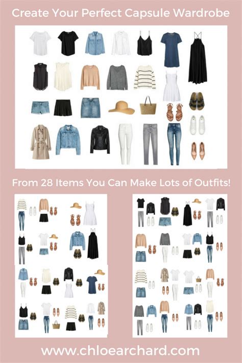 create your perfect capsule wardrobe a step by step guide chloe archard