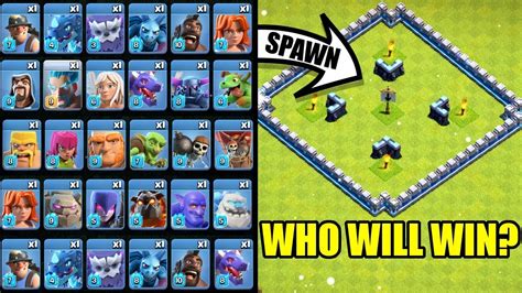 Air troops work like magic against these but before they are taken out, they devastate the crown tower. WOW! ⏩ ALL TROOP ROYAL RUMBLE! ⏪ Clash Of Clans - YouTube