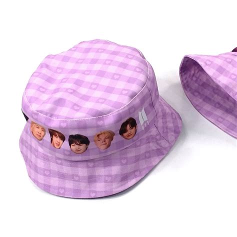 Jual Bucket Hat Topi Bts Army Ungu Untuk Fans Kpop Idol Keren Limited