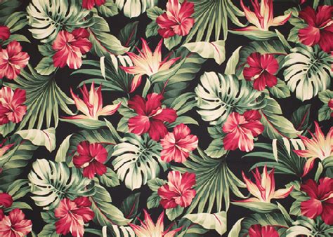 4.5 out of 5 stars. Puahi Black - a Tropical Botanical Vintage style Hawaiian ...