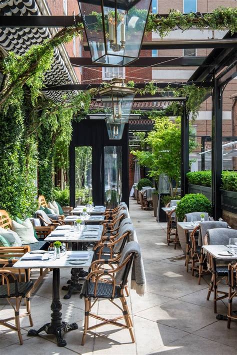 Dalloway Terrace The Bloomsbury Hotel London Restaurant Patio