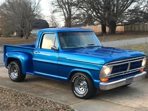 1972 Ford F 100 Shortbed Step Side Pickup Truck For Sale Photos